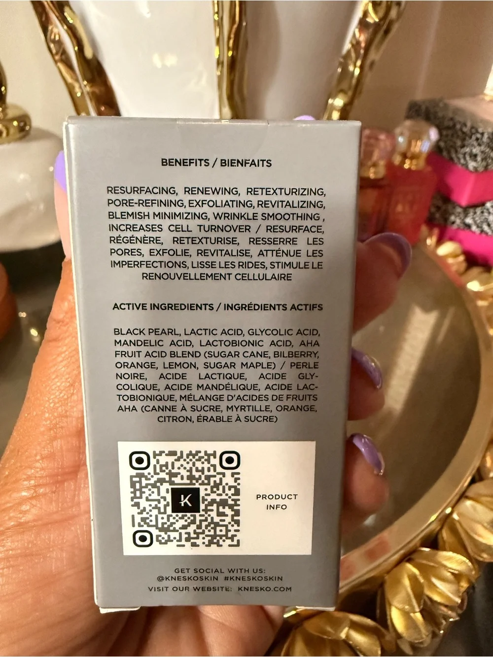Knesko Skin Black Pearl Resurfacing Serum - I Am Grounded